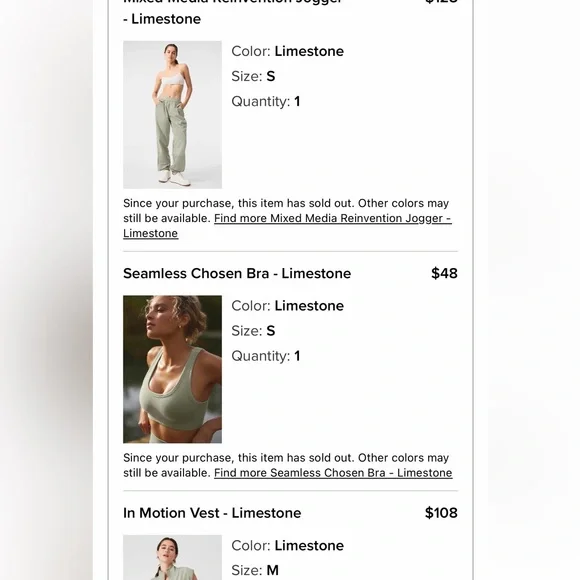 ALO Yoga Limestone 3 Piece Set - Picture 10 of 11